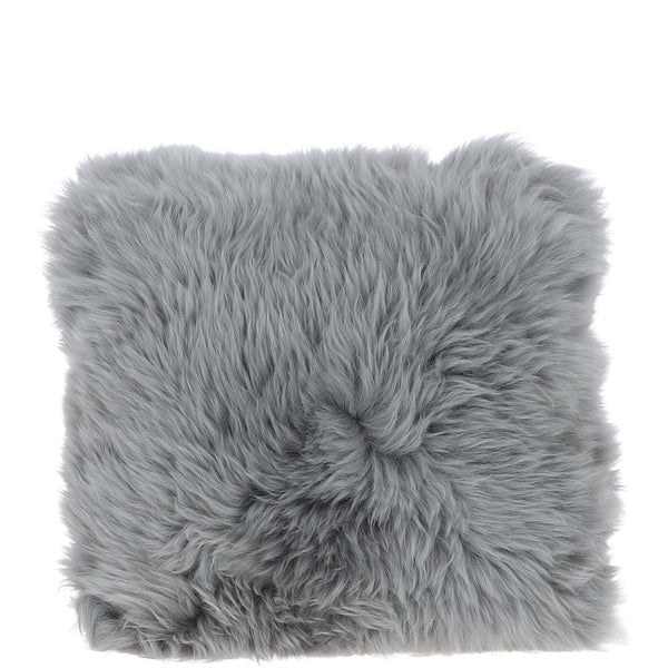 SHEEPSKIN CUSHION GREY LARGE